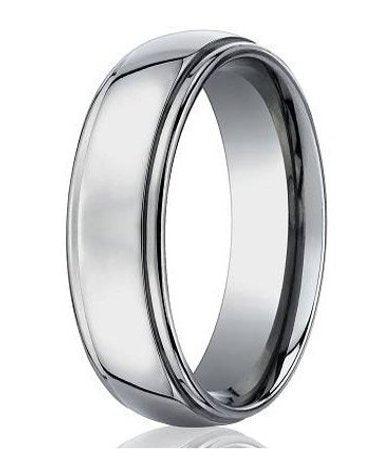 Sterling Silver Mens Band Ring 5mm - Beveled Edge Ring - Man Ring - Wedding  Band - Eco Friendly - Ready to Ship Size 8, 9, 10, 11, 12