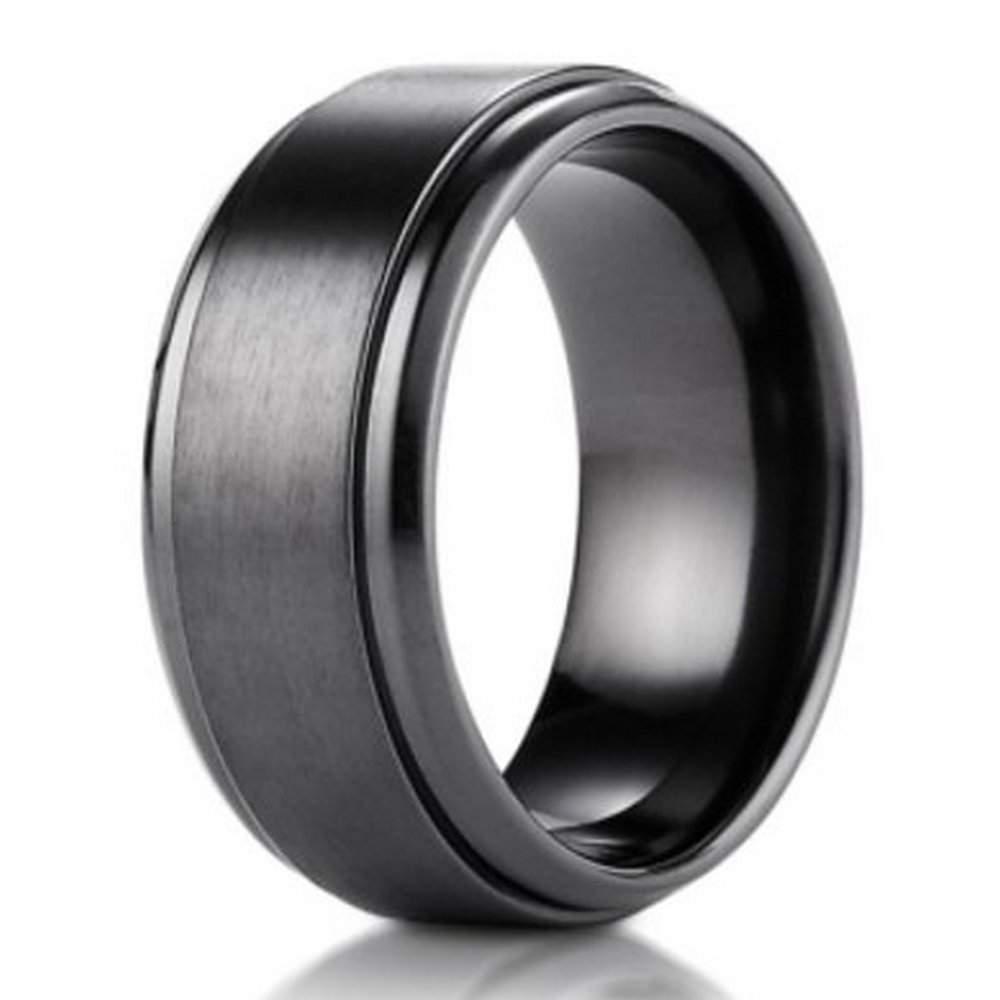 Male wedding store bands titanium